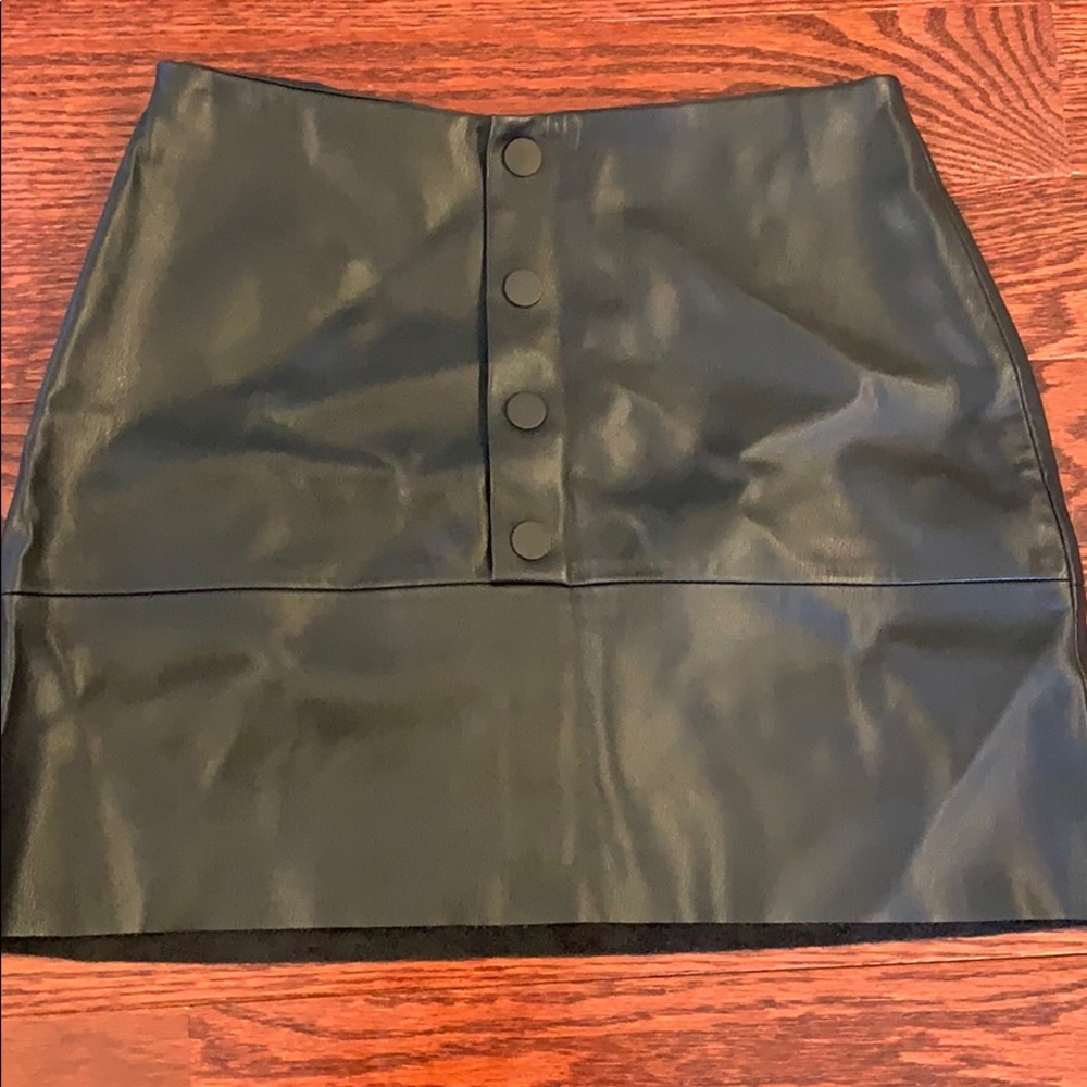 TRF by Zara faux leather mini skirt XS